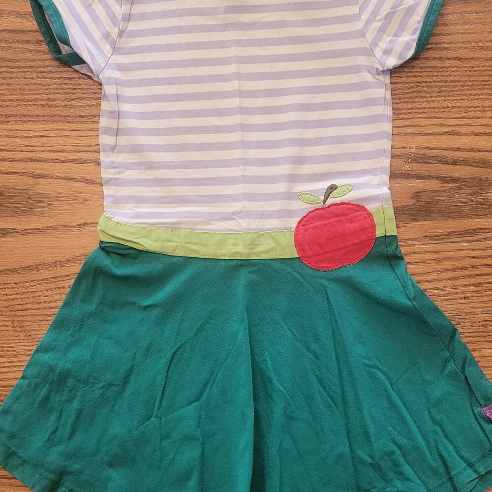 Little Bird apple dress. Size 5-6. Back to school dress.